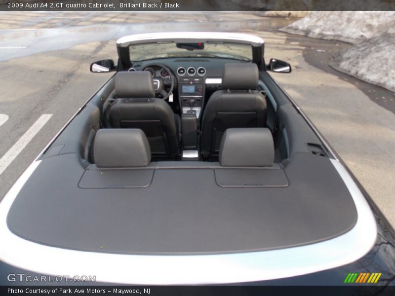 Brilliant Black / Black 2009 Audi A4 2.0T quattro Cabriolet