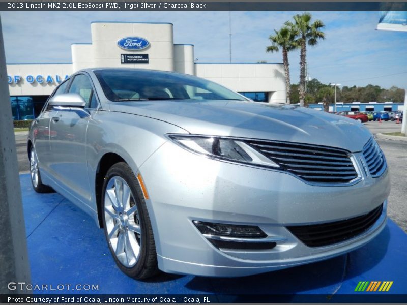 Ingot Silver / Charcoal Black 2013 Lincoln MKZ 2.0L EcoBoost FWD