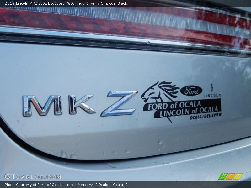 Ingot Silver / Charcoal Black 2013 Lincoln MKZ 2.0L EcoBoost FWD