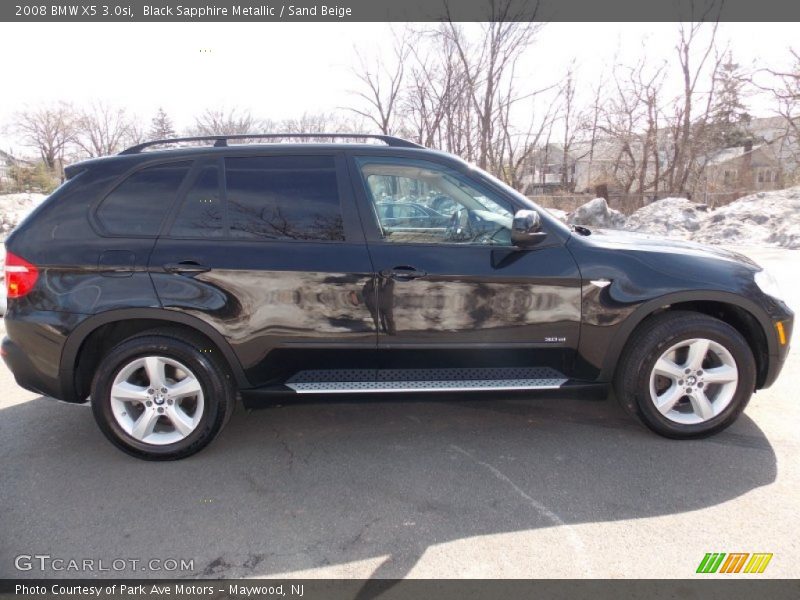 Black Sapphire Metallic / Sand Beige 2008 BMW X5 3.0si