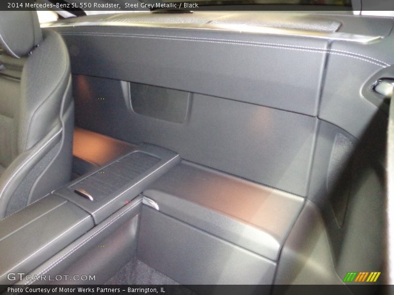 Steel Grey Metallic / Black 2014 Mercedes-Benz SL 550 Roadster