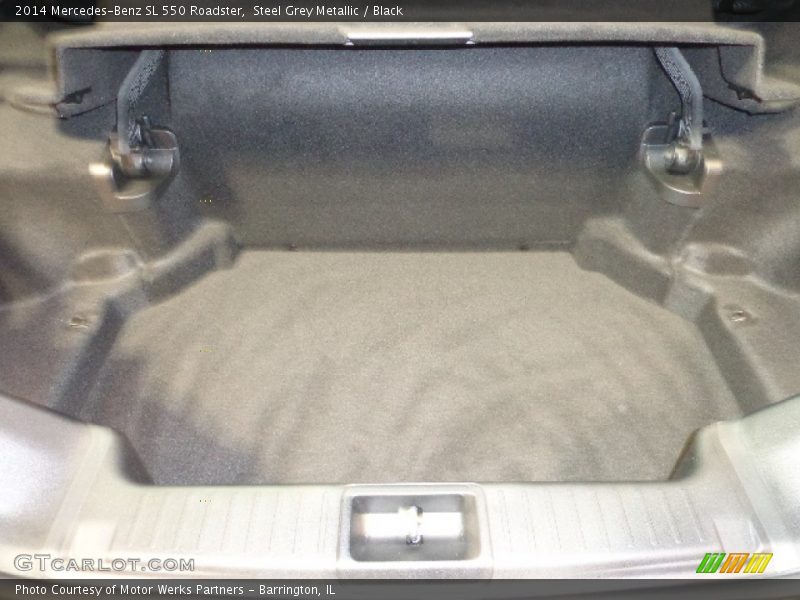 Steel Grey Metallic / Black 2014 Mercedes-Benz SL 550 Roadster