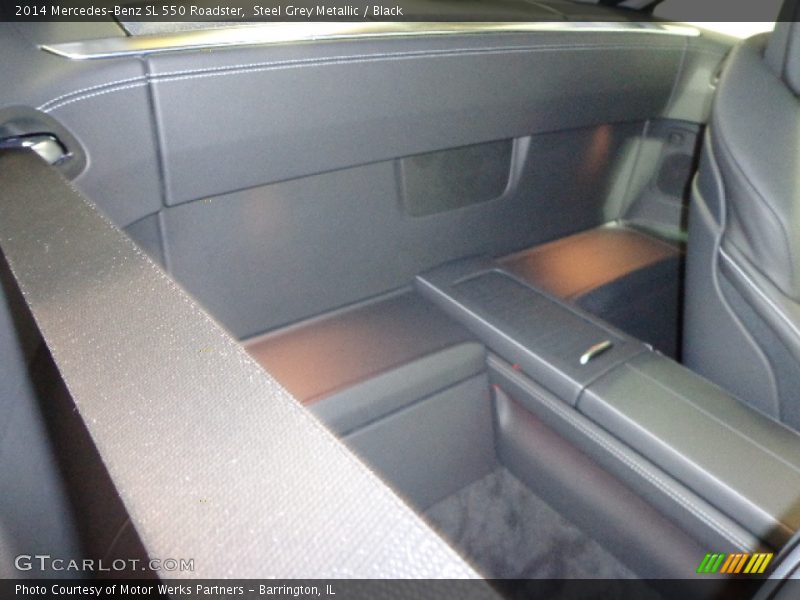 Steel Grey Metallic / Black 2014 Mercedes-Benz SL 550 Roadster