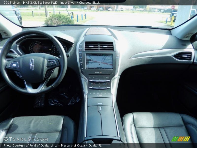 Ingot Silver / Charcoal Black 2013 Lincoln MKZ 2.0L EcoBoost FWD