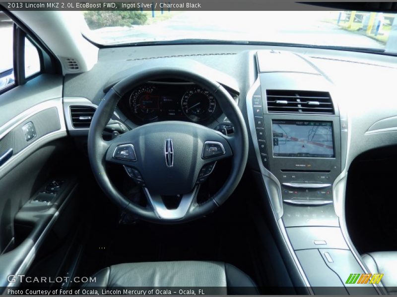 Ingot Silver / Charcoal Black 2013 Lincoln MKZ 2.0L EcoBoost FWD