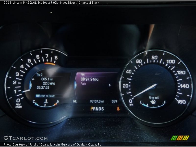 Ingot Silver / Charcoal Black 2013 Lincoln MKZ 2.0L EcoBoost FWD