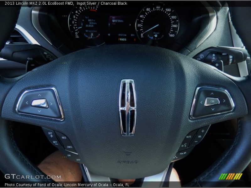 Ingot Silver / Charcoal Black 2013 Lincoln MKZ 2.0L EcoBoost FWD