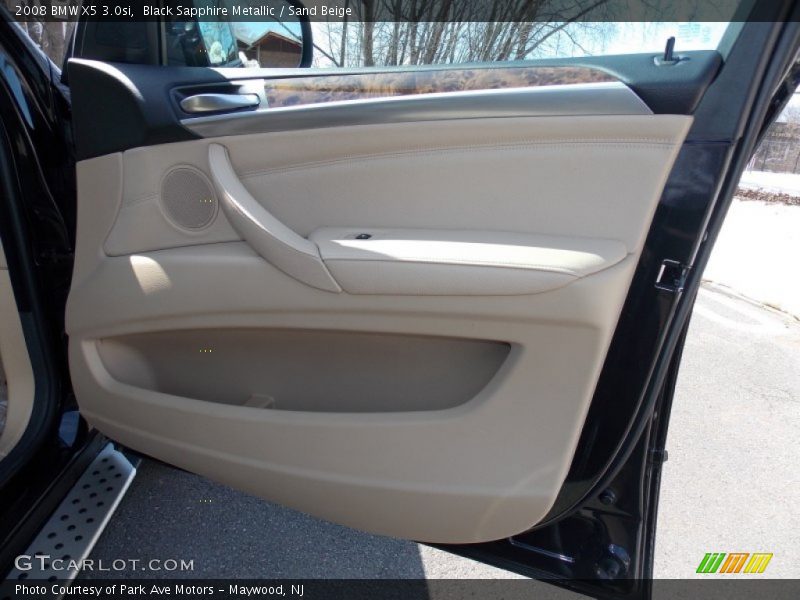 Black Sapphire Metallic / Sand Beige 2008 BMW X5 3.0si