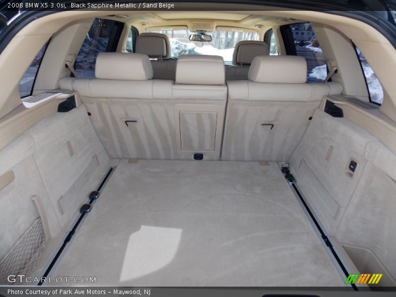 Black Sapphire Metallic / Sand Beige 2008 BMW X5 3.0si