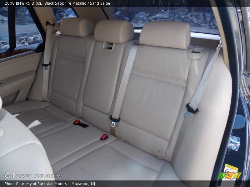 Black Sapphire Metallic / Sand Beige 2008 BMW X5 3.0si