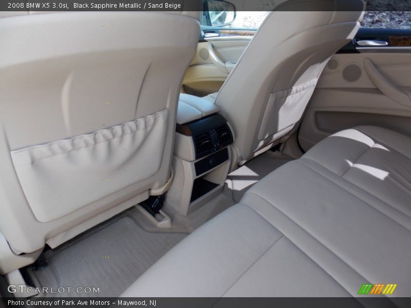 Black Sapphire Metallic / Sand Beige 2008 BMW X5 3.0si