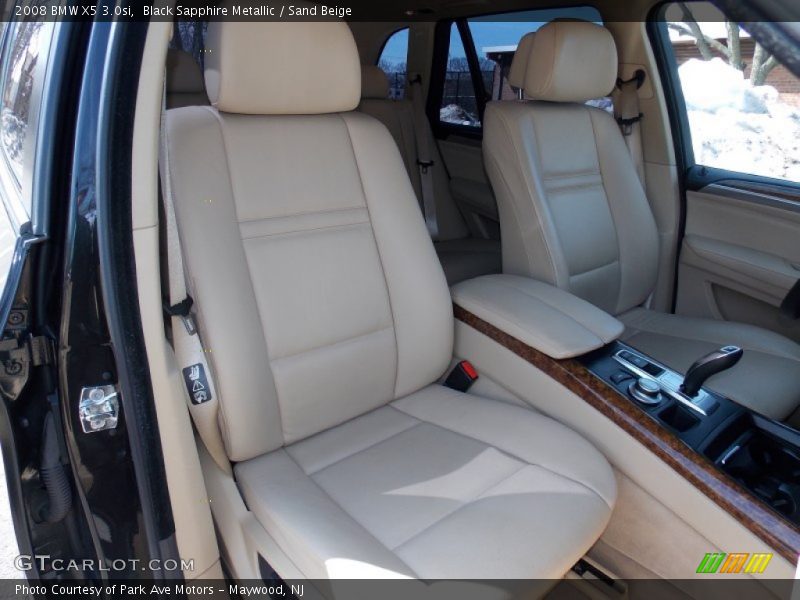 Black Sapphire Metallic / Sand Beige 2008 BMW X5 3.0si