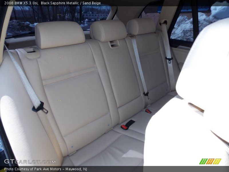 Black Sapphire Metallic / Sand Beige 2008 BMW X5 3.0si