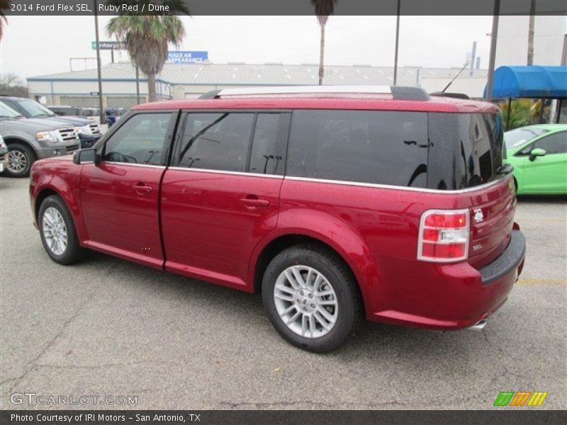 Ruby Red / Dune 2014 Ford Flex SEL