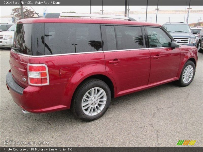 Ruby Red / Dune 2014 Ford Flex SEL