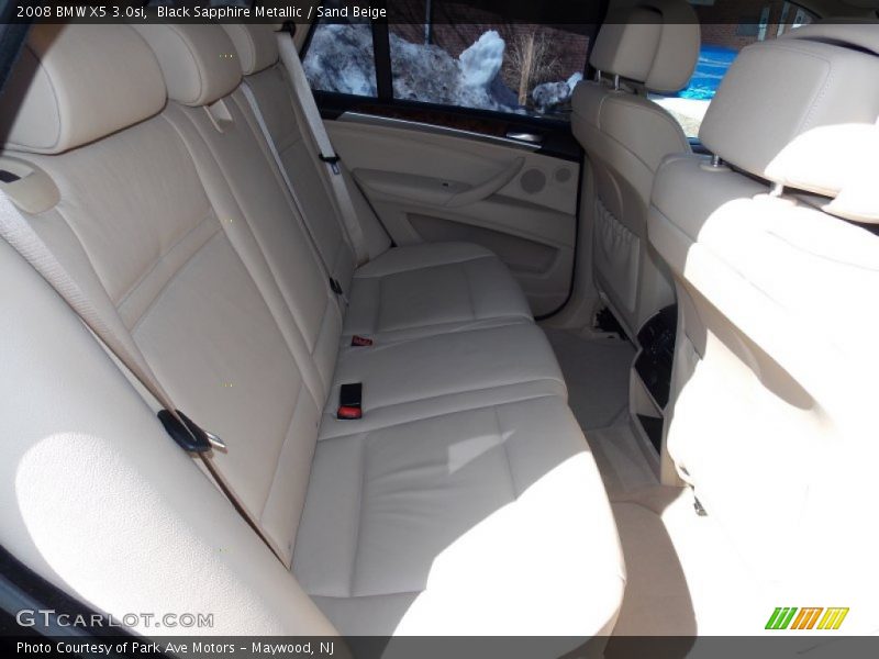 Black Sapphire Metallic / Sand Beige 2008 BMW X5 3.0si