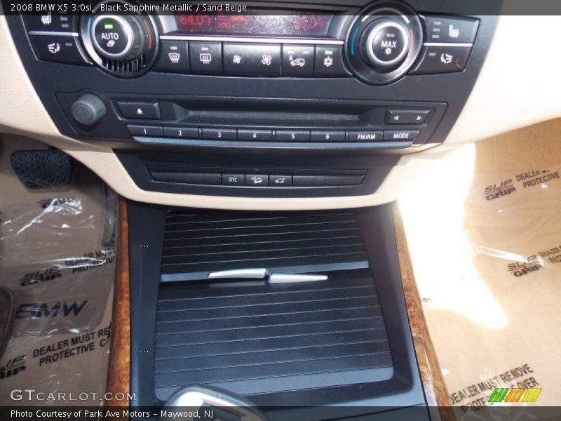 Black Sapphire Metallic / Sand Beige 2008 BMW X5 3.0si