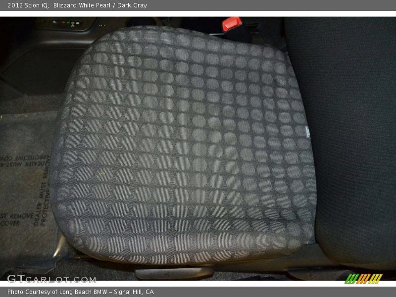 Blizzard White Pearl / Dark Gray 2012 Scion iQ