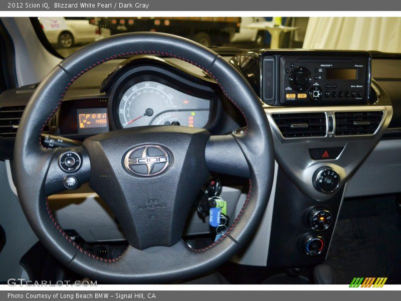 Blizzard White Pearl / Dark Gray 2012 Scion iQ