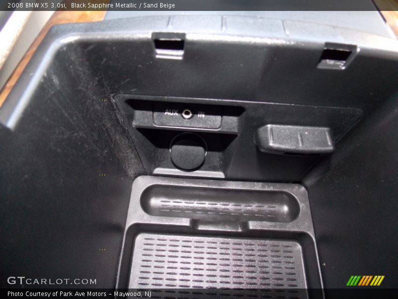 Black Sapphire Metallic / Sand Beige 2008 BMW X5 3.0si