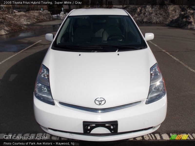 Super White / Gray 2008 Toyota Prius Hybrid Touring