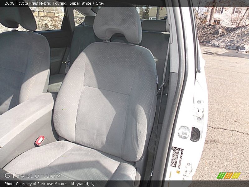 Super White / Gray 2008 Toyota Prius Hybrid Touring