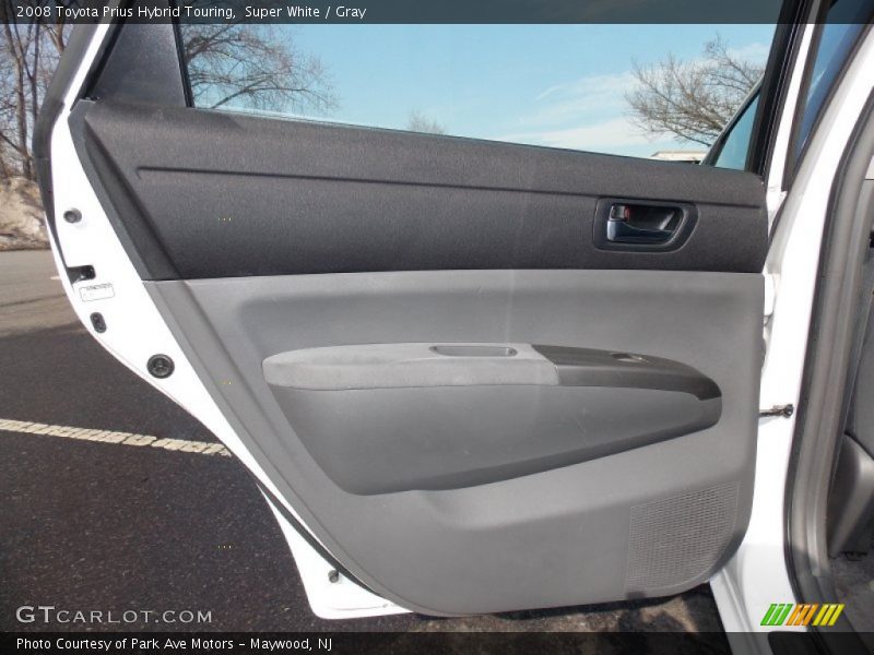 Super White / Gray 2008 Toyota Prius Hybrid Touring
