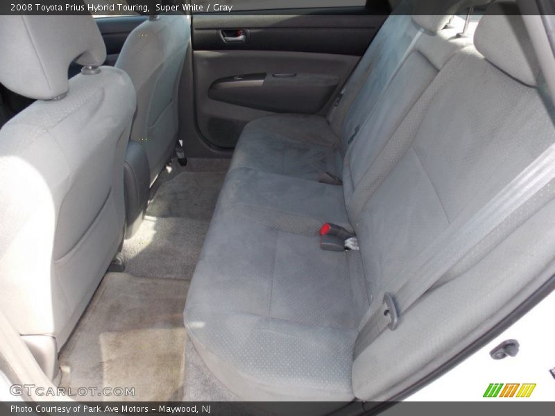 Super White / Gray 2008 Toyota Prius Hybrid Touring