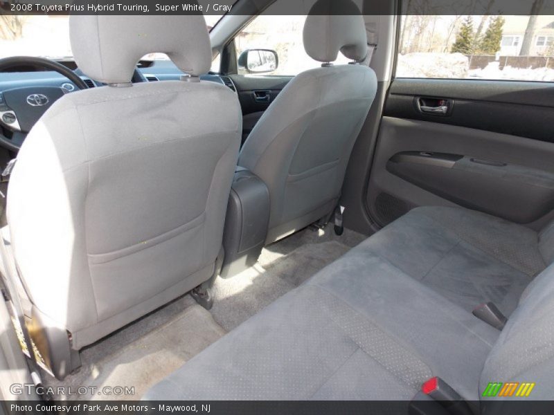 Super White / Gray 2008 Toyota Prius Hybrid Touring