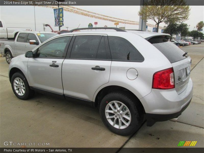 Ingot Silver / Charcoal Black 2014 Ford Edge SE