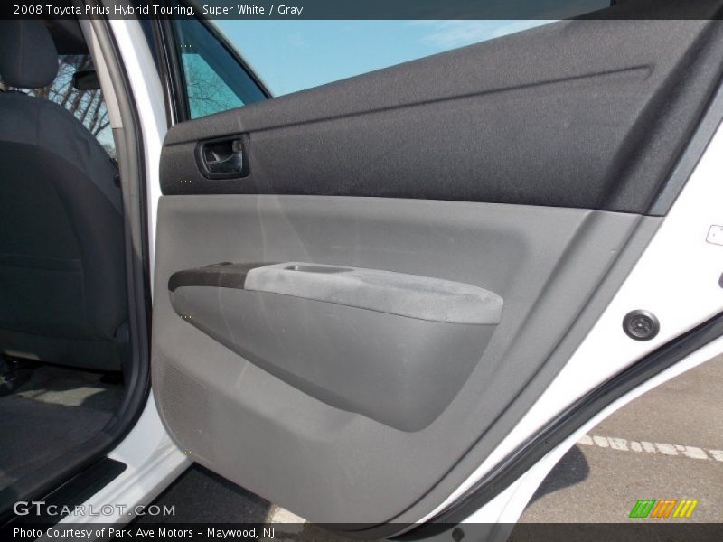 Super White / Gray 2008 Toyota Prius Hybrid Touring