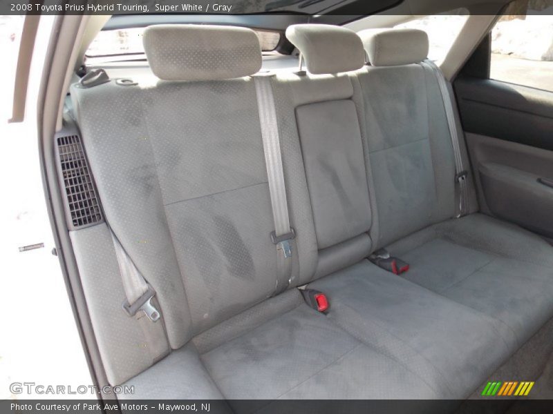 Super White / Gray 2008 Toyota Prius Hybrid Touring