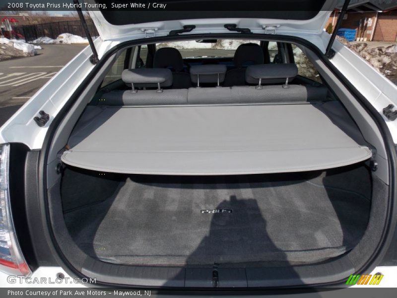 Super White / Gray 2008 Toyota Prius Hybrid Touring