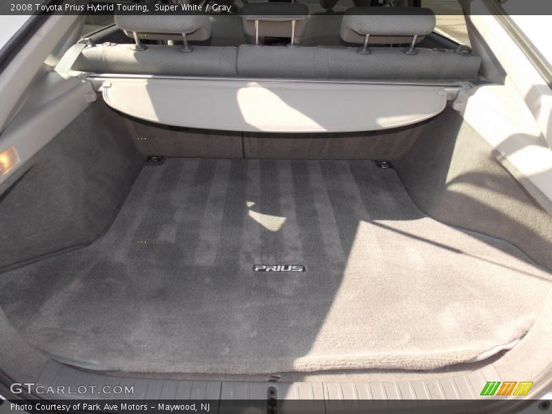 Super White / Gray 2008 Toyota Prius Hybrid Touring