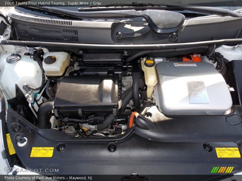 Super White / Gray 2008 Toyota Prius Hybrid Touring