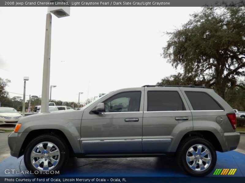 Light Graystone Pearl / Dark Slate Gray/Light Graystone 2008 Jeep Grand Cherokee Limited
