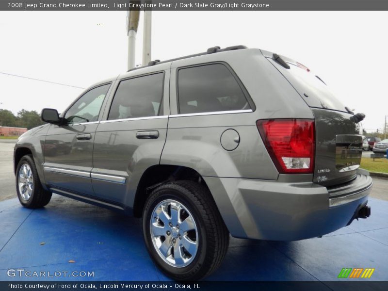 Light Graystone Pearl / Dark Slate Gray/Light Graystone 2008 Jeep Grand Cherokee Limited