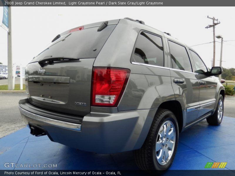 Light Graystone Pearl / Dark Slate Gray/Light Graystone 2008 Jeep Grand Cherokee Limited