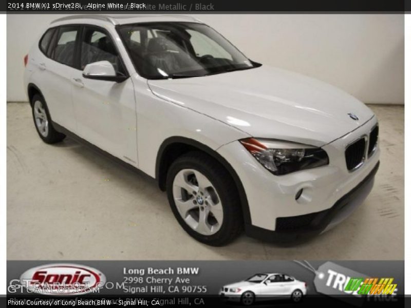 Alpine White / Black 2014 BMW X1 sDrive28i