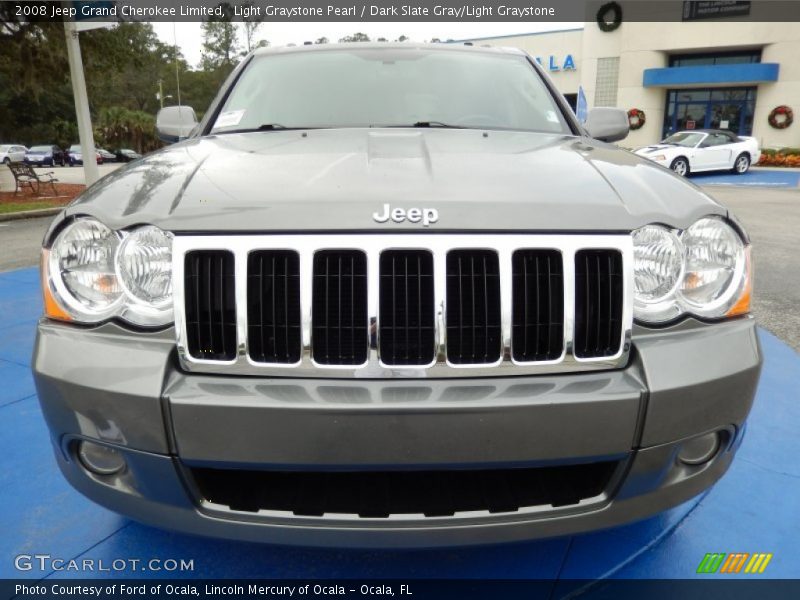 Light Graystone Pearl / Dark Slate Gray/Light Graystone 2008 Jeep Grand Cherokee Limited