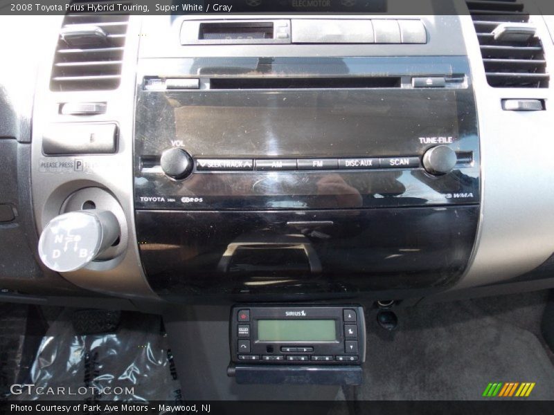 Super White / Gray 2008 Toyota Prius Hybrid Touring