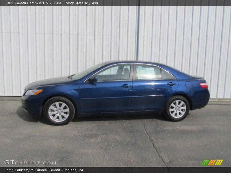 Blue Ribbon Metallic / Ash 2009 Toyota Camry XLE V6