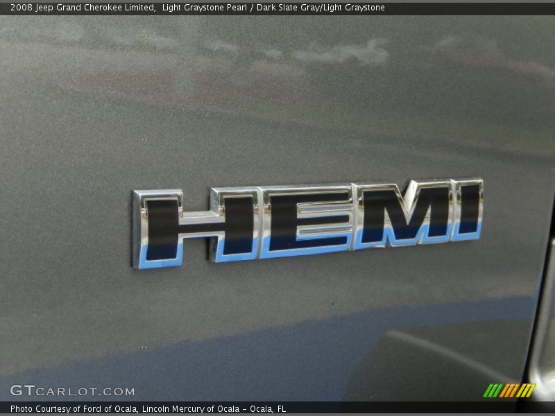 Light Graystone Pearl / Dark Slate Gray/Light Graystone 2008 Jeep Grand Cherokee Limited