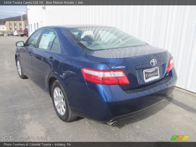 Blue Ribbon Metallic / Ash 2009 Toyota Camry XLE V6