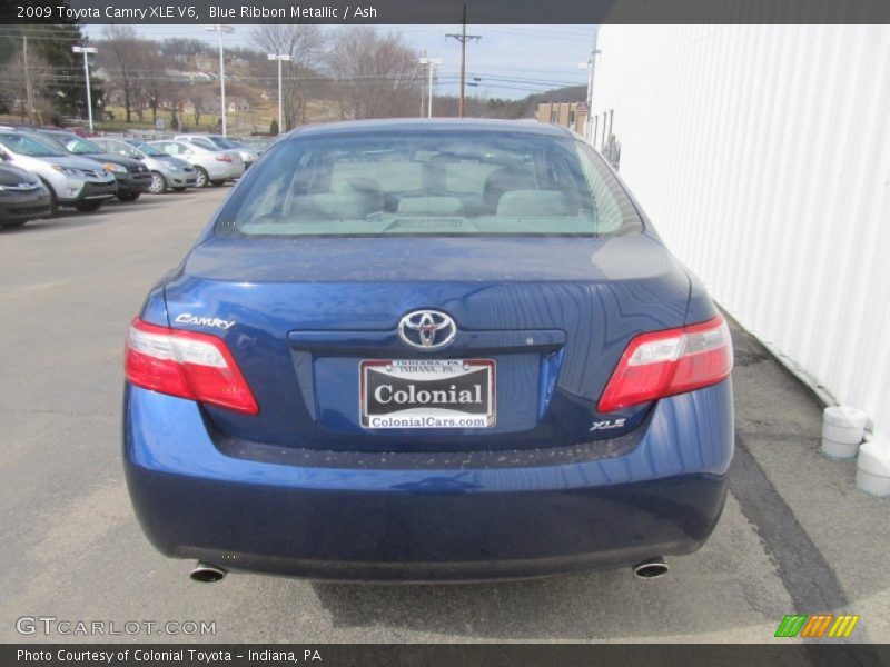 Blue Ribbon Metallic / Ash 2009 Toyota Camry XLE V6