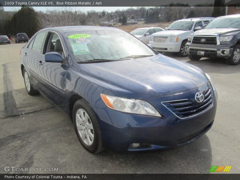 Blue Ribbon Metallic / Ash 2009 Toyota Camry XLE V6