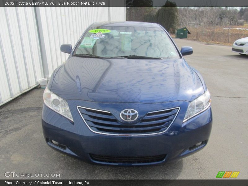 Blue Ribbon Metallic / Ash 2009 Toyota Camry XLE V6