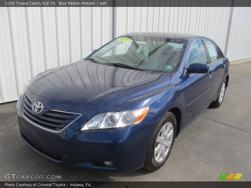 Blue Ribbon Metallic / Ash 2009 Toyota Camry XLE V6