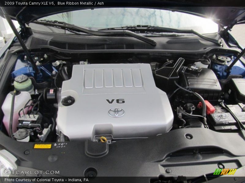 Blue Ribbon Metallic / Ash 2009 Toyota Camry XLE V6
