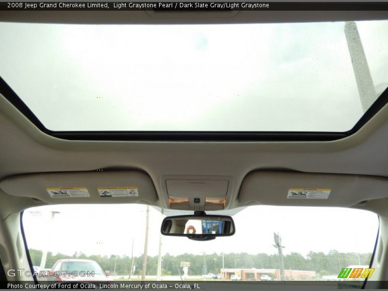 Light Graystone Pearl / Dark Slate Gray/Light Graystone 2008 Jeep Grand Cherokee Limited
